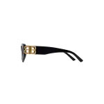 Dynasty D-frame Sunglasses in Black - Image 2